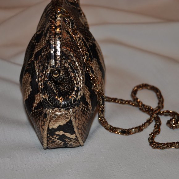Faux Snakeskin Handbag - Picture 3 of 10
